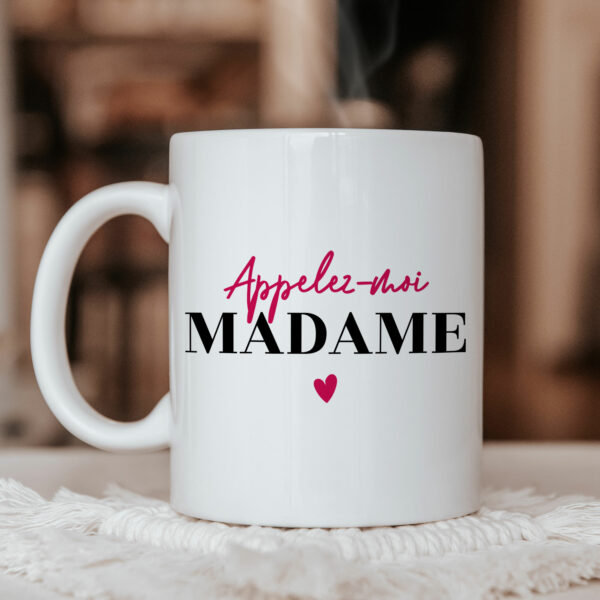 Mug personnalisé mariage, Mug Appelez moi madame | cadeau de mariage | futurs mariés | mug