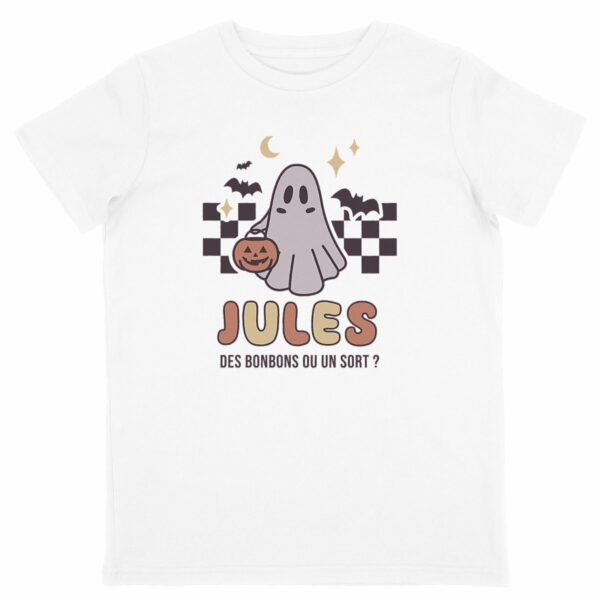 T-shirt Halloween enfant personnalisé