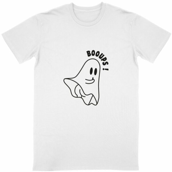 T-shirt Halloween Humour, fantôme mignon, drap qui s'envole