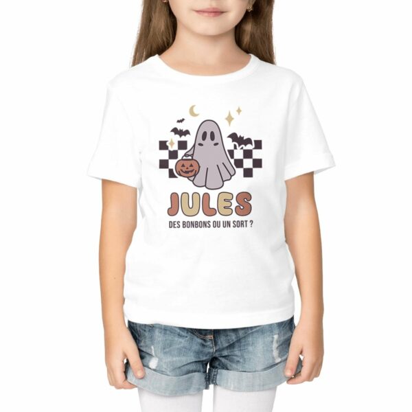 T-shirt Halloween enfant personnalisé