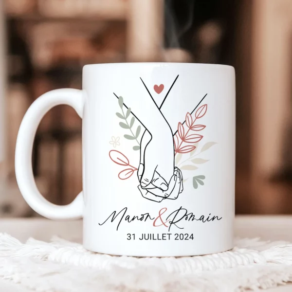 Mug personnalisé couple