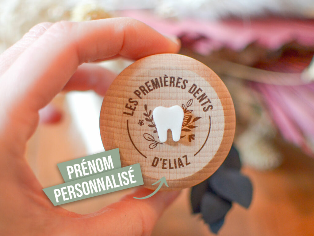 Boite à dents de lait personnalisée | Atelier Petite Chose | Cadeaux