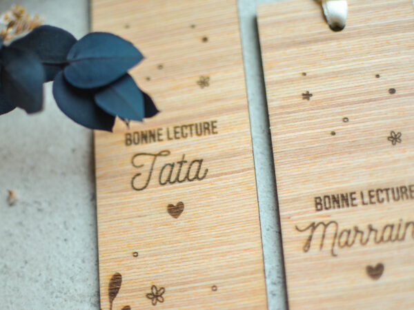 Marque-page personnalisé en bois – Image 4