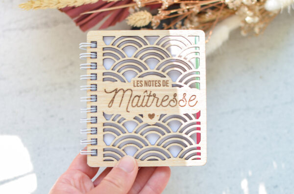 Carnet de notes personnalisé maîtresse – Image 3